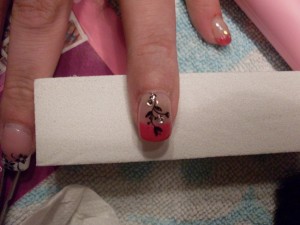  Mein 2. Versuch am Ringfinder in Anfänger Nageldesign