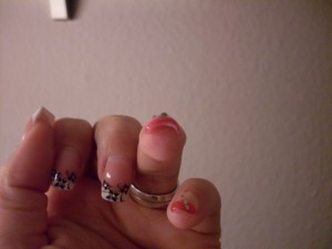  Mein 2. Versuch am Ringfinder in Anfänger Nageldesign