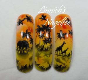 Safari Airbrush in 44577Castrop-Rauxel mit Angela Schulte in Nailart Kurse