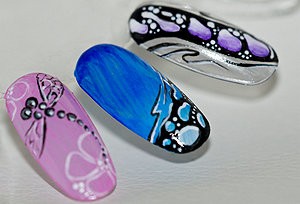  Pinselmalerei Workshop Creativ Painting 24.07.2010 in Nailart Kurse