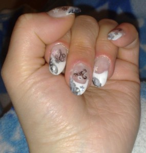 2 meine neue Modellage in Anfänger Nageldesign