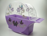 Schmetterlinge Zellettenbox Design mal anders in Nagelstudio Zubehör