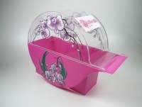 Orchideen Zellettenbox Design mal anders in Nagelstudio Zubehör