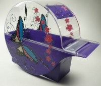 Schmetterlingsflug Zellettenbox Design mal anders in Nagelstudio Zubehör