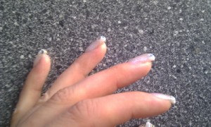 333 Mein 3. Mal an eigener Hand. in Anfänger Nageldesign