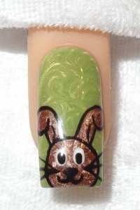 Osterhase Nailart Osternägel / Nailart mit Osterhasen & Eiern in Nageldesign