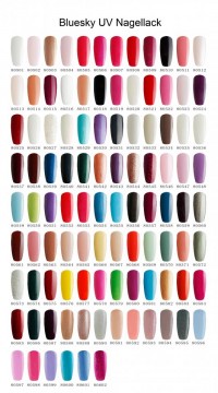 Farbpalette Bluesky 14 neue UV-Nagellack Farben von CCO ab 7€ in Online-Shop