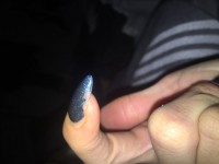 Hier Farbe ab ( diesen zeige Finger meine ich Farbgel will einfach nicht auf Acryl halten in Acrylnägel