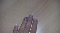 1. Versuch Mein 1  Versuch in Anfänger Nageldesign