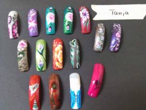 Ergebnisse OS-Schulung One Stroke Schulung v. Primadonna Nails in Nailart Schulung