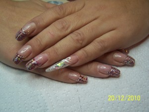 meine und der kleine stilo:-)) Franzoesische schulung in Nailart Schulung