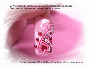  Anleitungen künstliche Fingernägel / Valentinstag in Nageldesign & Modellage Anleitungen