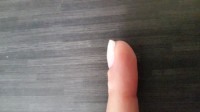 Mittelfinger Vorbereitung beim Refill in Tipps / Tricks