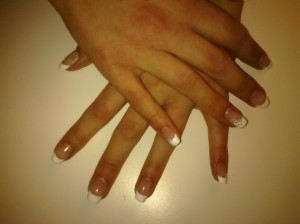  Gel-Refill mit French in Anfänger Nageldesign