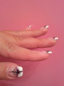 von der seite CorsageNägel . Aufbau ? in Anfänger Nageldesign