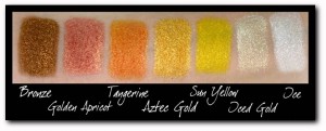 Farbbeispiel (farben wie hier abgebildet sind nicht zu bestellen aber sie  NYX Pigment SB bis 16.4 in Sammelbestellungen