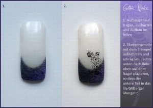 Bild4 Anleitungen Gothic-Nails in Nageldesign