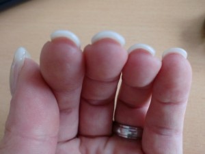  Gel mit Naturfrench Anfängerversuch! in Anfänger Nageldesign