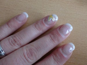  Gel mit Naturfrench Anfängerversuch! in Anfänger Nageldesign