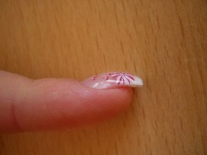  mein 2. Finger, French-Modellage in Anfänger Nageldesign