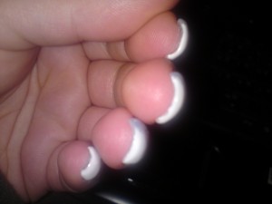  1. richtige Versuch nach monatelangem "durchlesen" in Anfänger Nageldesign