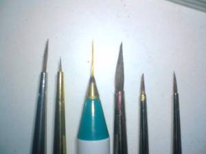 Pinsel Nailartpinsel und Farben in Zubehör