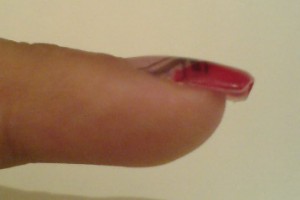  Rot mit streifen, eure meinung ? :) in Anfänger Nageldesign