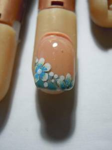 Übungsnagel Naildesign 1 Naildesign Anleitung zum selbst nachmachen / Bewertung in Nageldesign