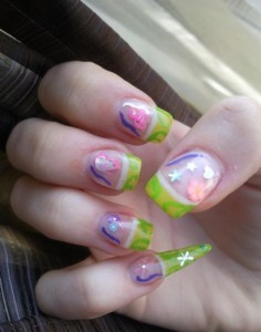 meine 5. hab ich vor kurzem gemacht leider hatte ich da sehr viele blasen im  Einige Modellagen. in Anfänger Nageldesign