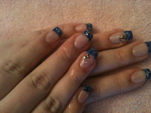 Foto-3 Meine 3. Modellage - bitte Verbesserungsvorschläge in Anfänger Nageldesign