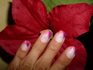 fotogalerie Pink lila Gelnägel in Anfänger Nageldesign