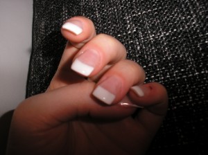 und nochmal - die gute linke Hand Das erste "offiziele" Mal - endlich ohne Liftings in Anfänger Nageldesign