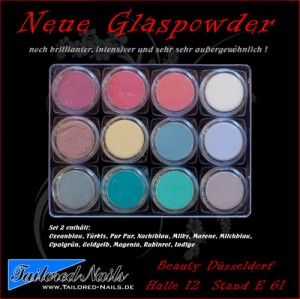 Neu zur Beauty Düsseldorf Glaspowder Set 2 in Online-Shop