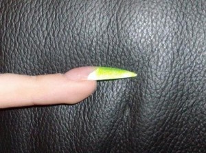  1. Stiletteo mit Schablone/gel in Anfänger Nageldesign
