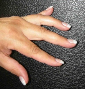 Mai2a Gelnägel mit French und Stamping bitte um Kritik in Anfänger Nageldesign