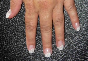Mai3a Gelnägel mit French und Stamping bitte um Kritik in Anfänger Nageldesign