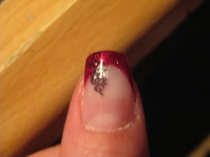 Meine eigenen Nägel (2) Natur und einmal in Farbe in Anfänger Nageldesign