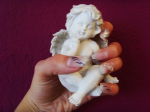 Neumodellage mit Gel und Tips. Inlay (Handschellen), Zebraperlfolie,  Bitte Bewertung! 1Gelversuch mTips ohne Schulung in Anfänger Nageldesign