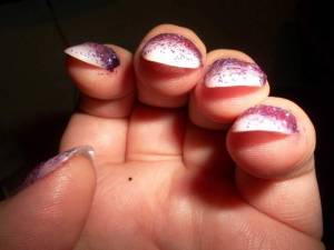  Meine erstes Mal -  Gel, Tips, Nagellack, Glitzer in Anfänger Nageldesign