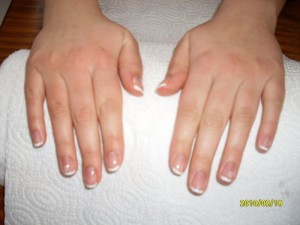  Jetzt meine 1. Naturnagelverstärkung am lebendige in Anfänger Nageldesign