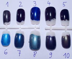 10 Nagellacke, bitte auswählen :-) Abstimmen: Welche Nagelfarbe für Mann am besten? in Nagellack / UV