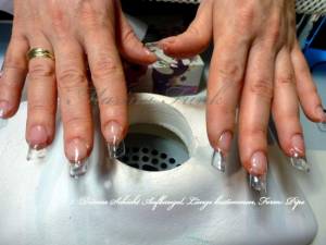 bei bedarf Überschuss feilen Pipe Form Nails Anleitung in Nageldesign