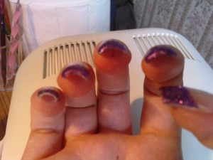  Erster Versuch mit Stempel in Anfänger Nageldesign