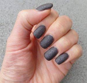 Meine aktuellen Nägel: Gelnägel mit Sandstyle Lack überlackiert Umfrage: Welche Nagelformen passen für Männer? in Umfragen