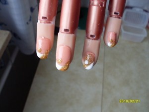  Neuer Versuch Schablone in Anfänger Nageldesign