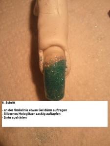6. Smileline Anleitung Eis Nail-Art für Winternägel in Nageldesign
