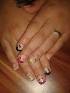 draufsicht Wm-nägel, die 2. ^^ in Anfänger Nageldesign