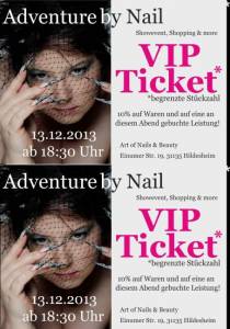 ticket Adventure by Nail, 13.12.13 in Hildesheim in Mitgliedertreffen