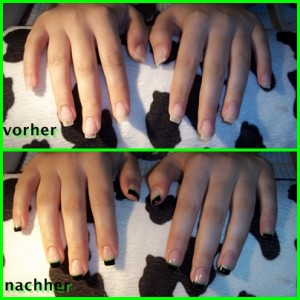 Oben Stimmen die Seitenlinien? in Anfänger Nageldesign