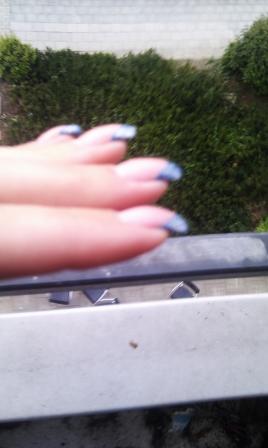 Und auch andersrum*lach* Schlichte Gel-Modellage die 5. in Anfänger Nageldesign